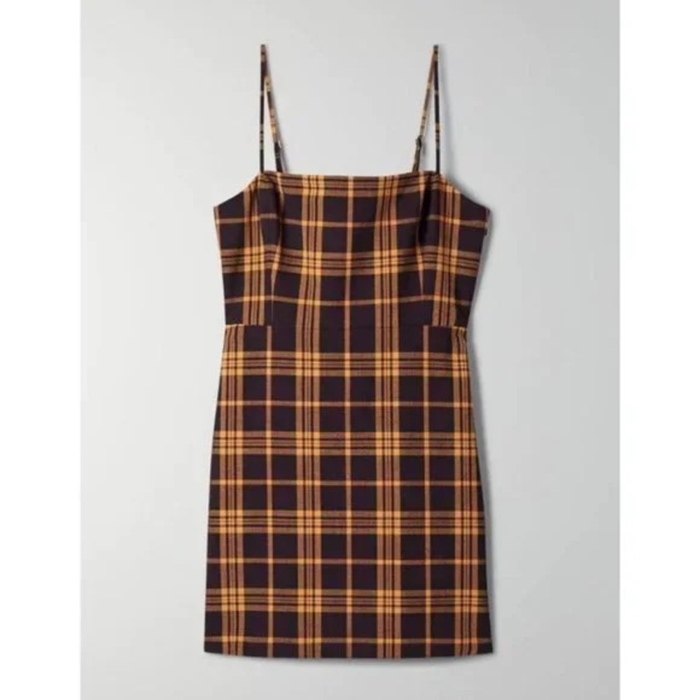 Wilfred Plaid Mini Dress